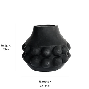 parker vase black