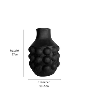 aspen vase black