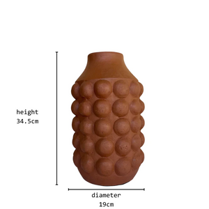 denton vase terracotta