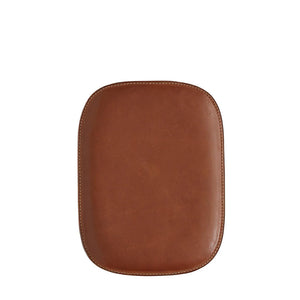 tan leather tray