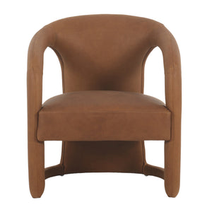 brooklyn arm chair cognac leather