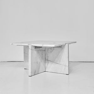 palma side table white