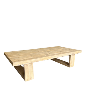 soho reclaimed timber coffee table
