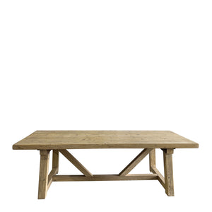 tate elm dining table 2.4m - PREORDER