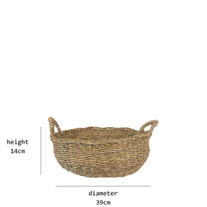 sea grass basket bowl small