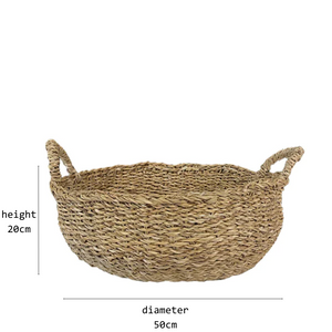 sea grass bowl basket large