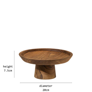 jali wooden cake stand