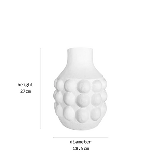 aspen vase white