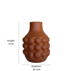 aspen vase terracotta