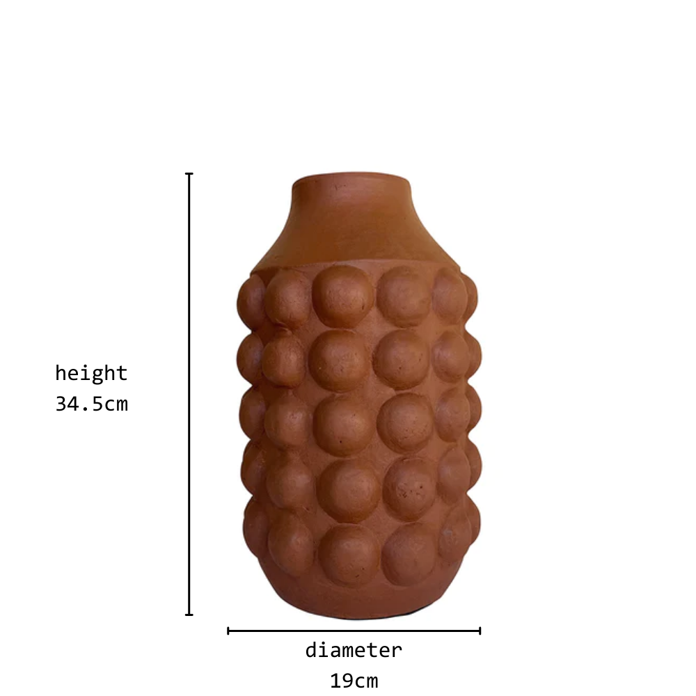 denton vase terracotta