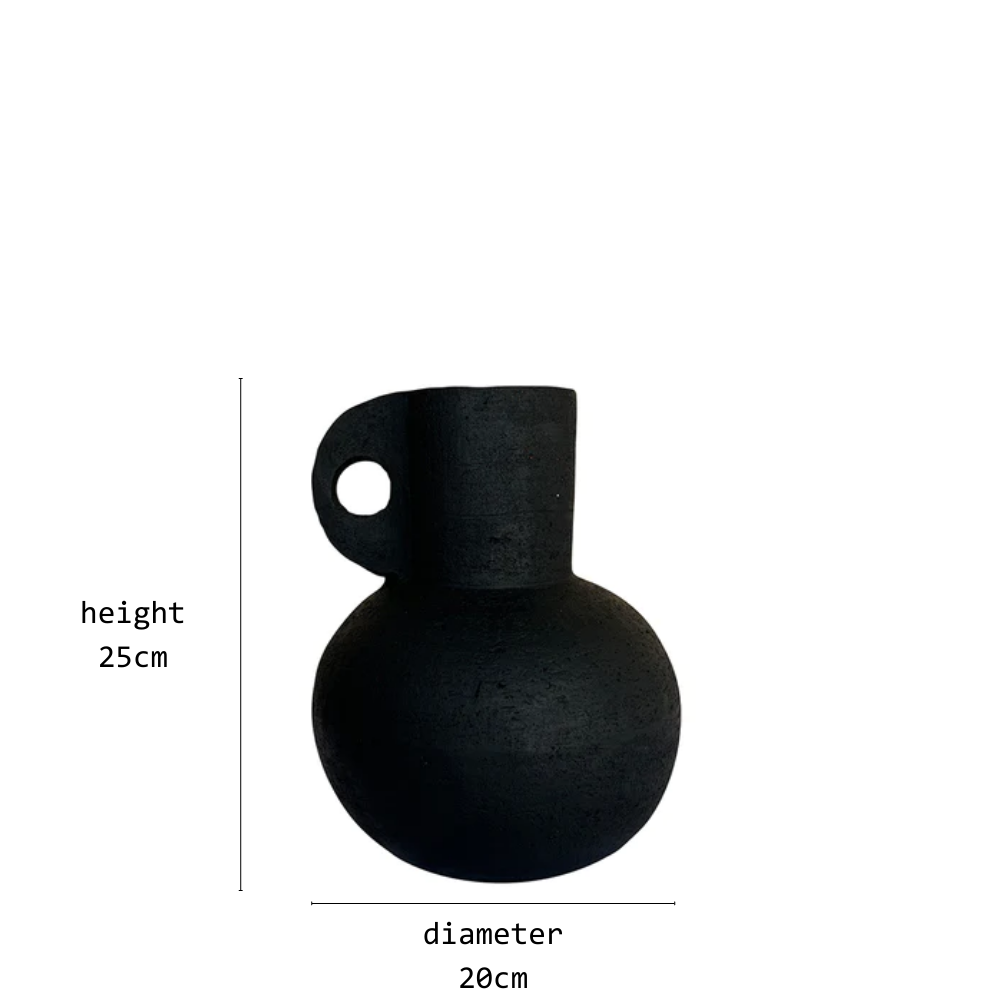 holston vase black