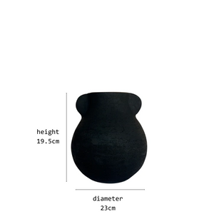 austin vase black