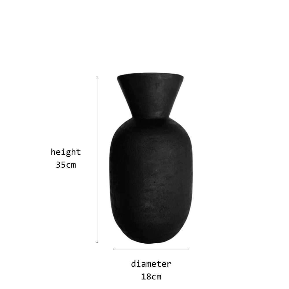 dallas vase black