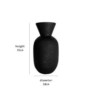 dallas vase black