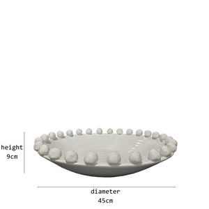 bauble platter white