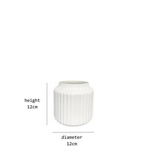 flax amity short vase