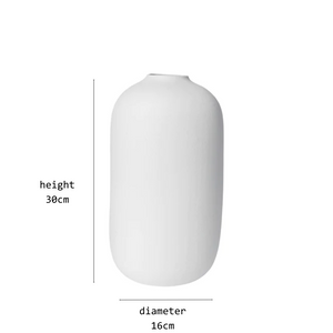 taro vase white large