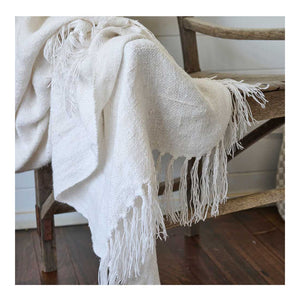 bedouin throw ivory