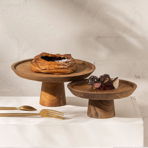 jali wooden cake stand