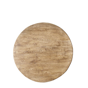 elm coffee table round small