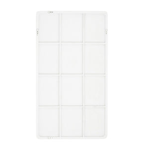 leaner mirror - white rounded edge