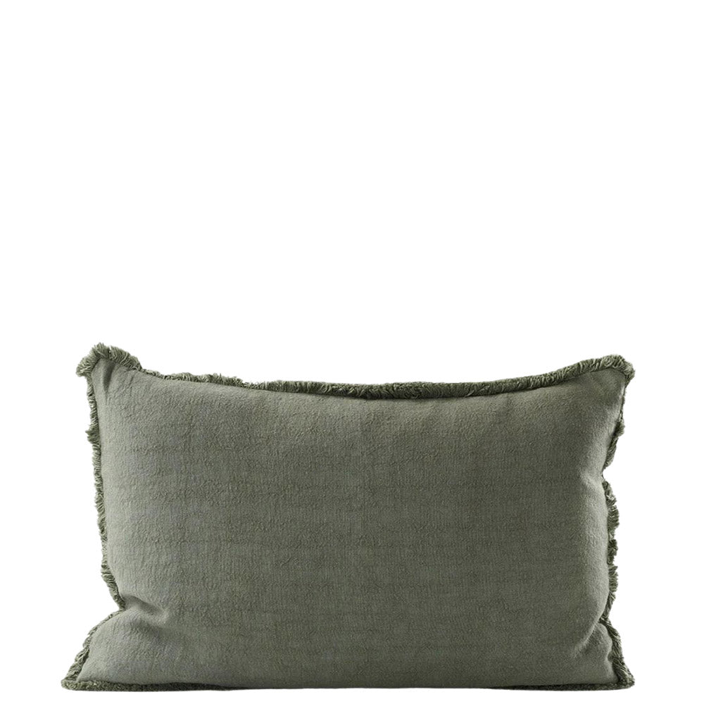 luca cushion rectangle khaki