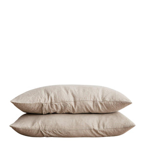 linen pillowcase natural - set of 2