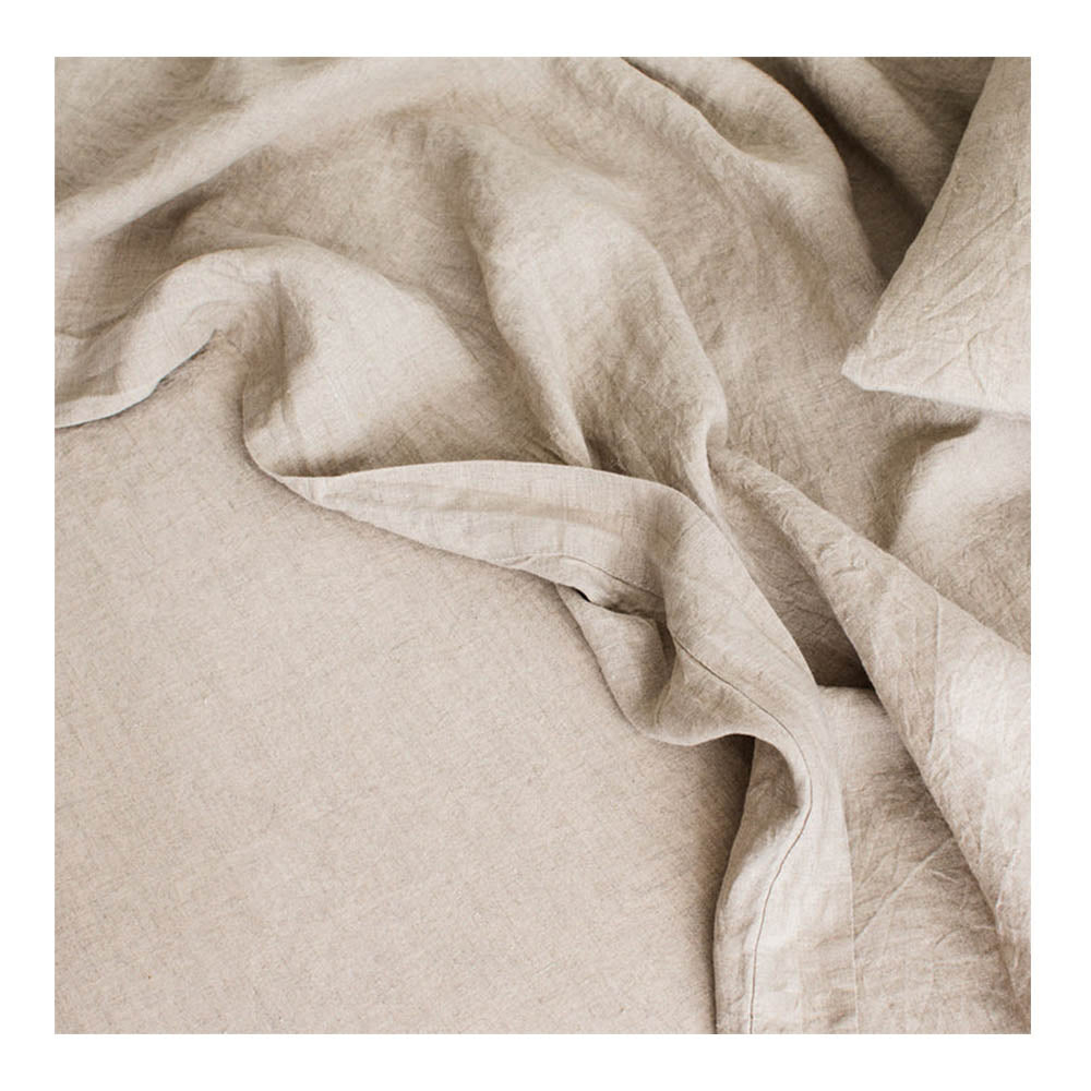 euro linen pillowcase natural - set of 2