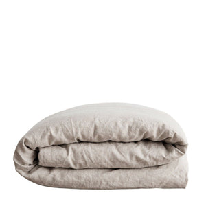 linen duvet cover queen natural