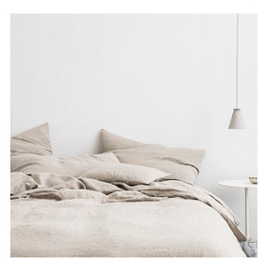 linen duvet cover queen natural