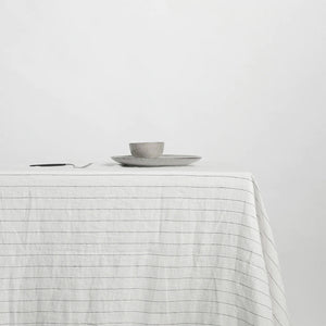 linen tablecloth stripe - small