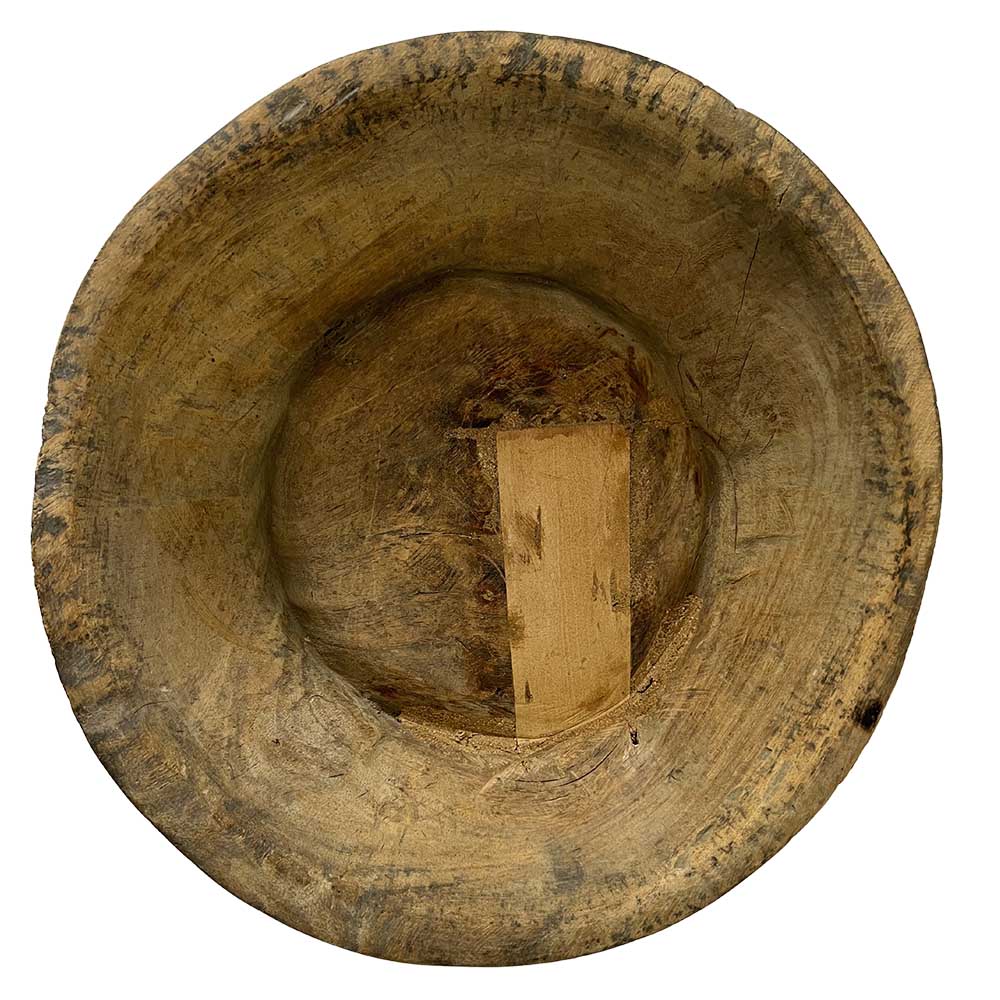 vintage parat wooden bowl 1