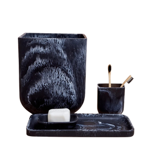 flow resin soap dish ash black