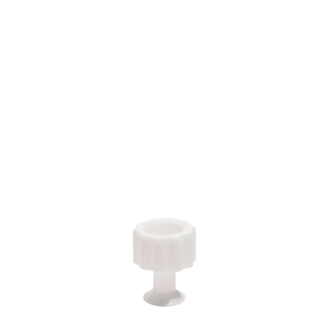 wave candle holder - white