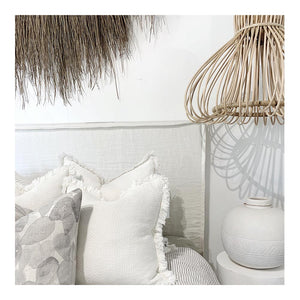 chelsea cushion small white