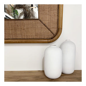 taro vase white large