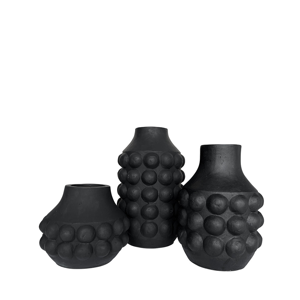 denton vase black