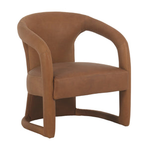 brooklyn arm chair cognac leather