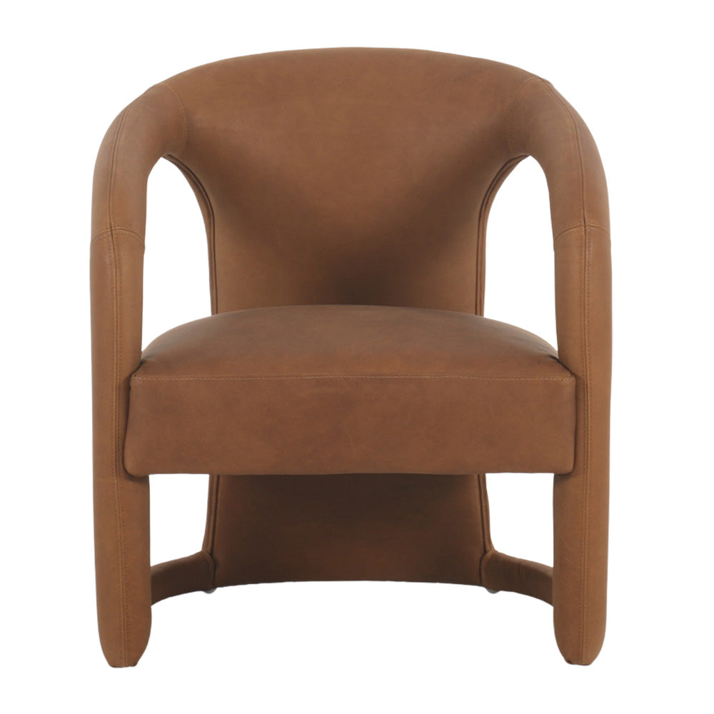 brooklyn arm chair cognac leather