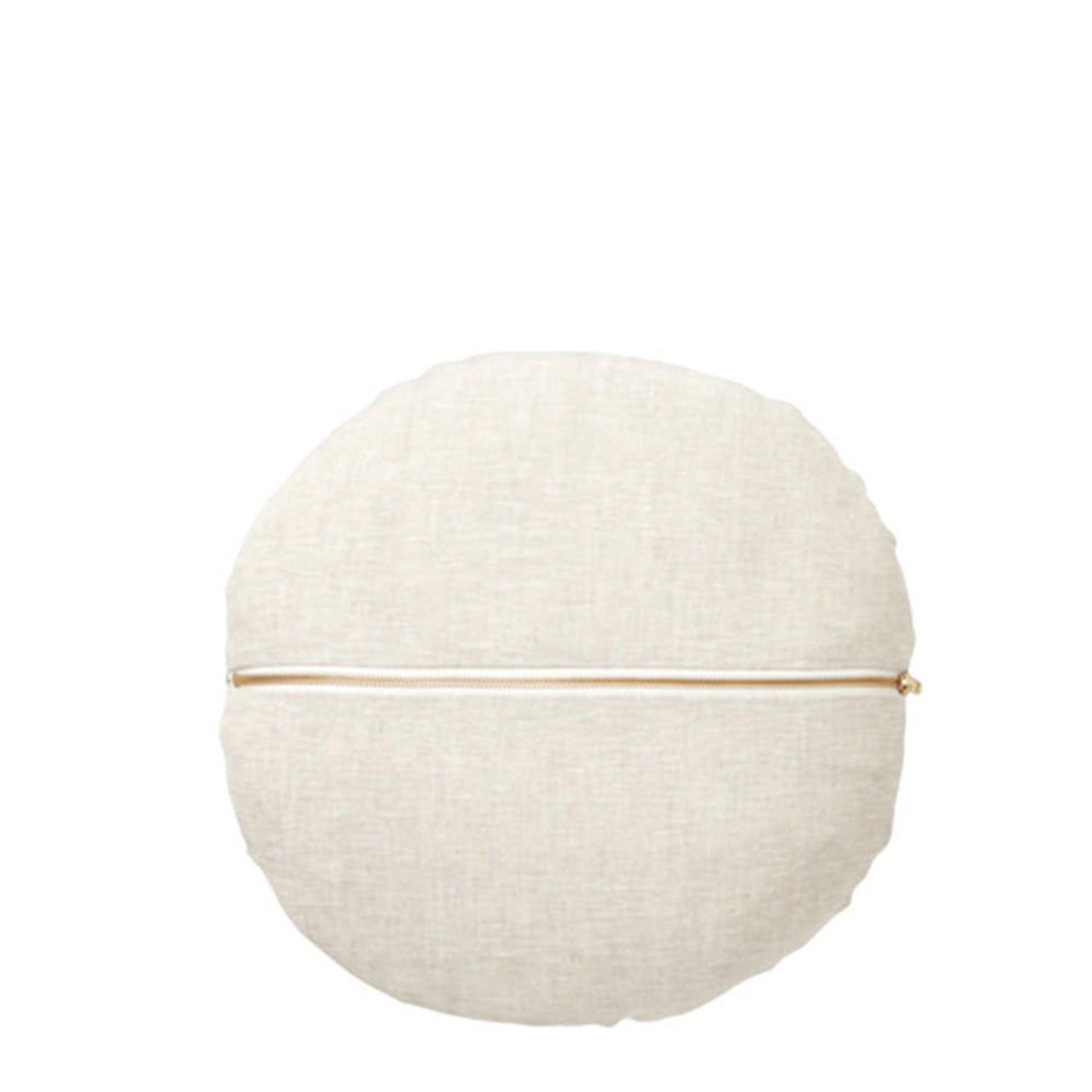 check round cushion black