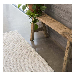 jute doormat whitewash small