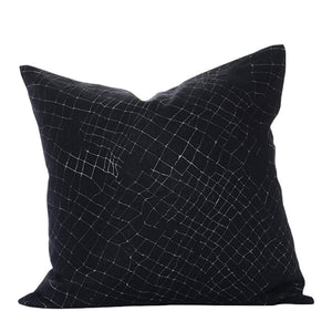 black net cushion large