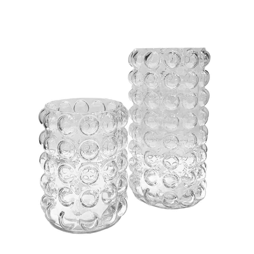 dotty glass vase large