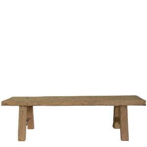reclaimed elm bench seat large