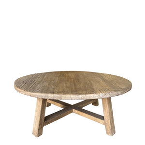 elm coffee table round medium