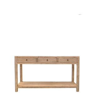 everly recycled elm console