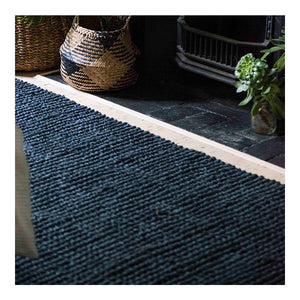 jute rug graphite small