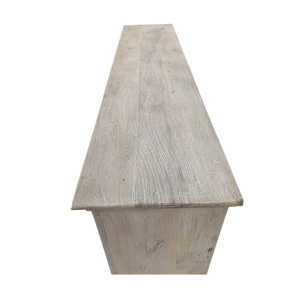 indian whitewashed cabinet