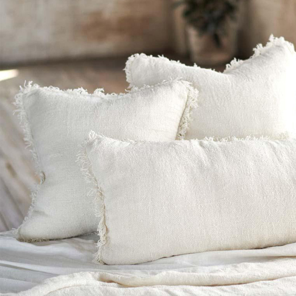 bedouin cushion ivory rectangle