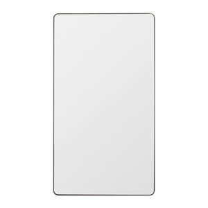 leaner mirror - black rounded edge